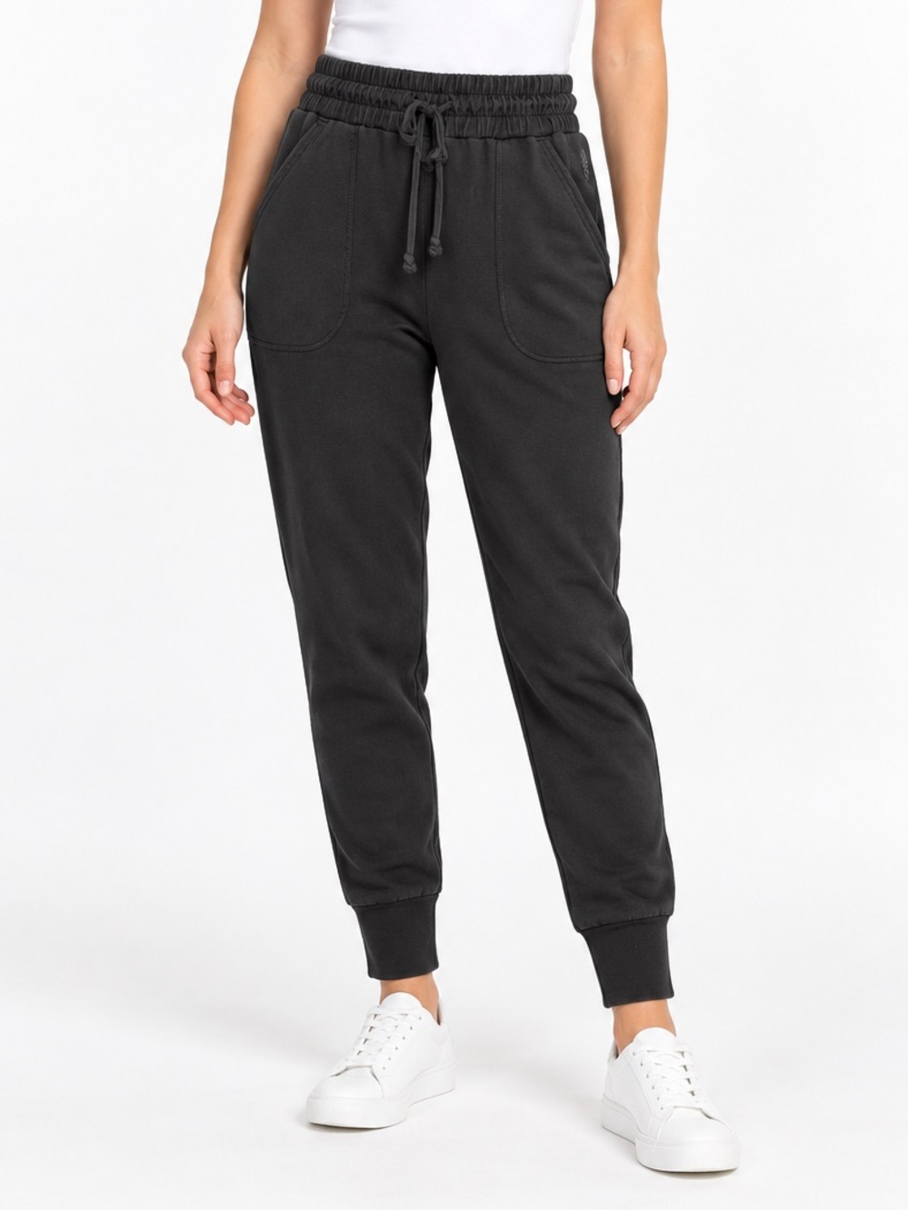 Free People Movement Size Large Women's Black Drawstring Jogger Pants